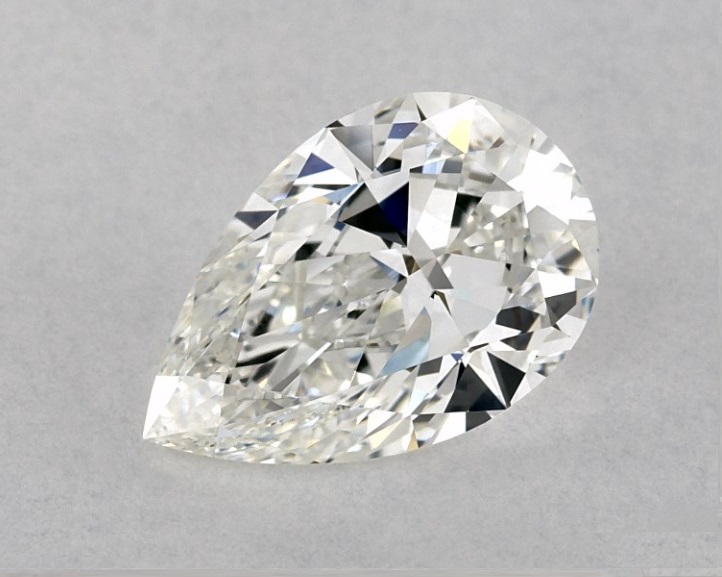 1.66 Carat Pear Cut Natural Diamond